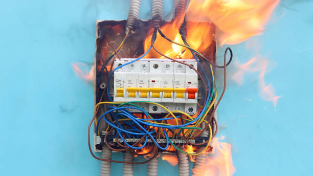 Distribution Board on fire